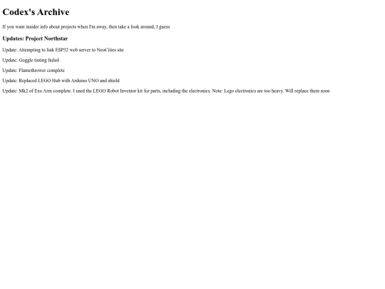 index screenshot