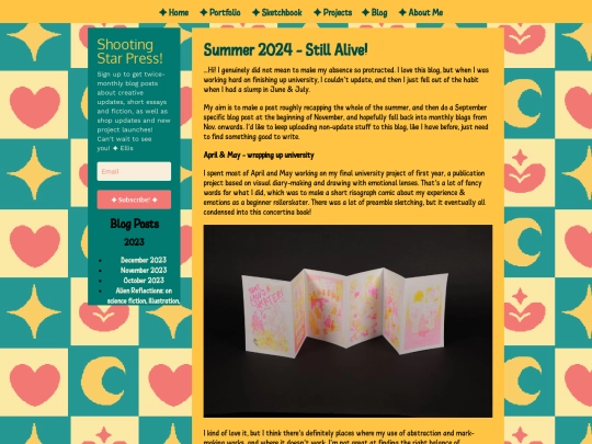 blog screenshot