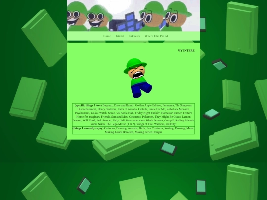 interests screenshot