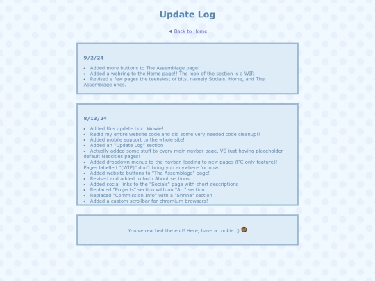 updatelog screenshot