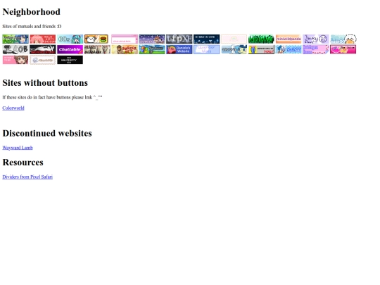 links screenshot
