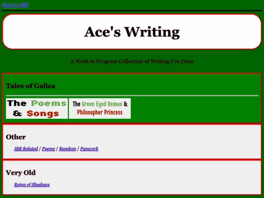 writing screenshot