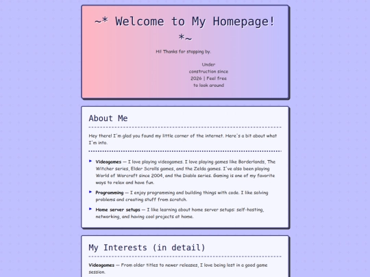index screenshot