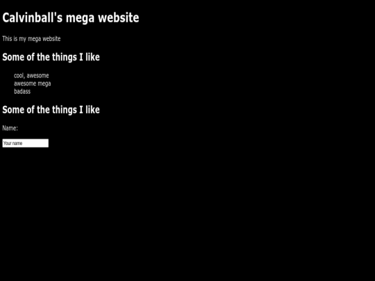 index screenshot