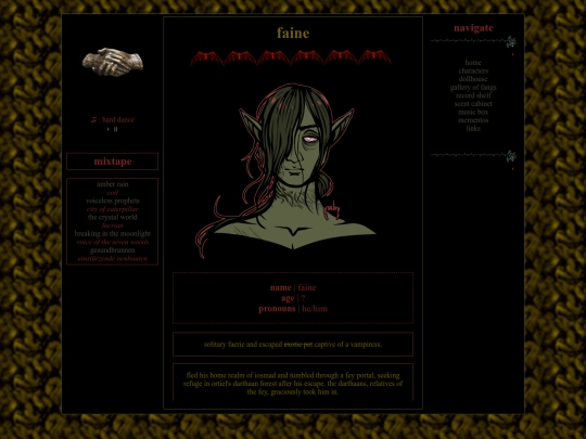 characters/faine screenshot
