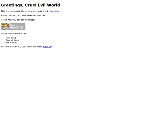 index screenshot