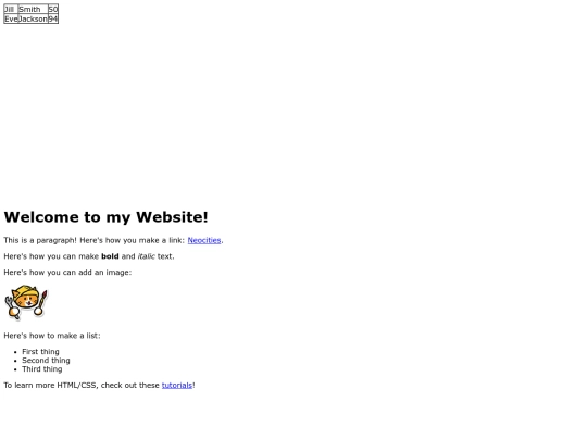 index screenshot