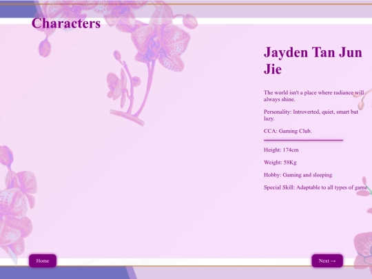 Character screenshot