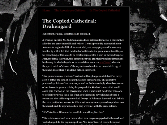 posts/2026-02-09-In-The-Copied-Cathedral-Drakengard screenshot