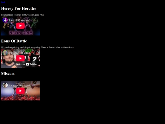 channels screenshot