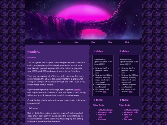 test screenshot