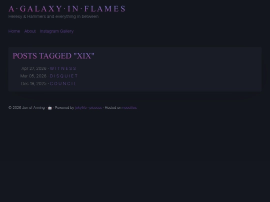 tags/xix screenshot
