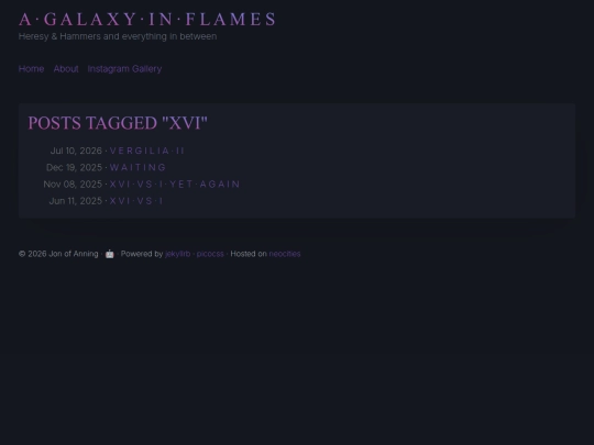 tags/xvi screenshot