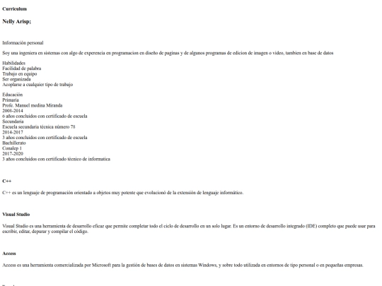 CURRICULUM screenshot