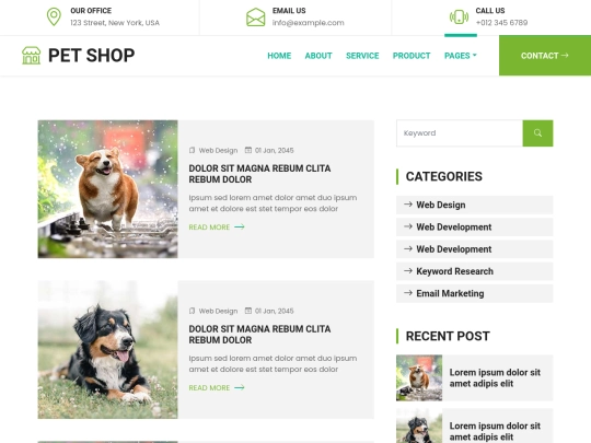 plantilla css/blog screenshot