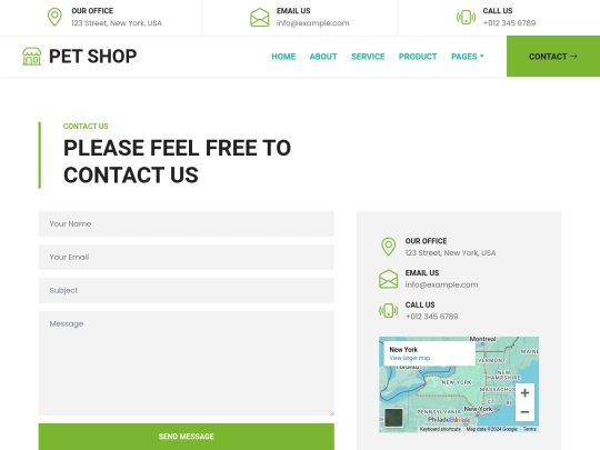 plantilla css/contact screenshot