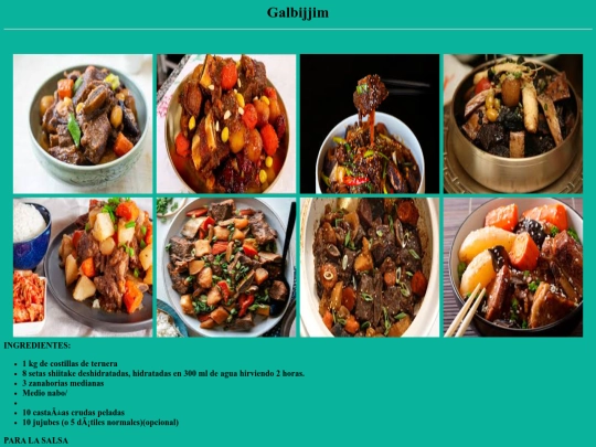 prac9/Galbijjim screenshot
