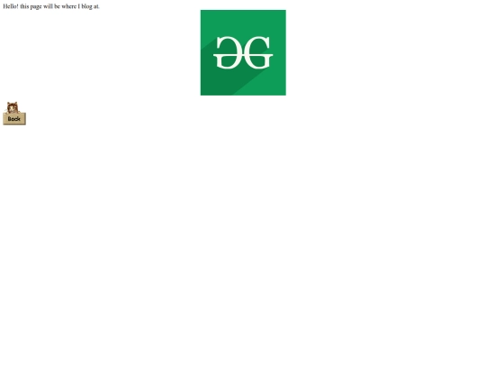 html pages/blogpage screenshot