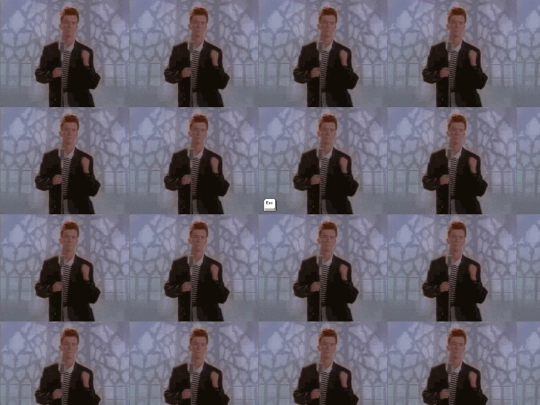 html pages/rickroll screenshot