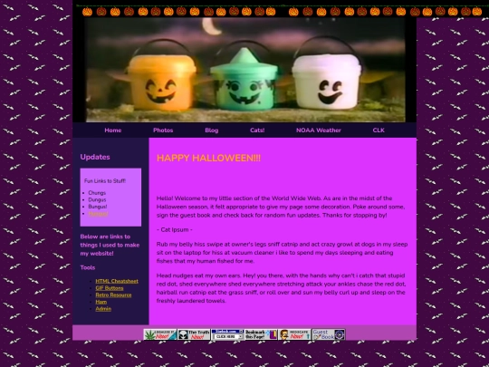 html pages/testpage screenshot