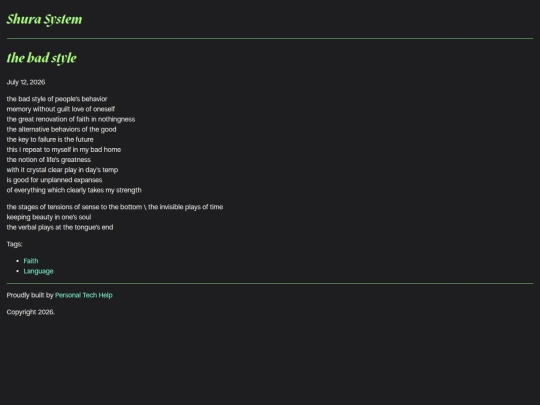 poems/the-bad-style screenshot