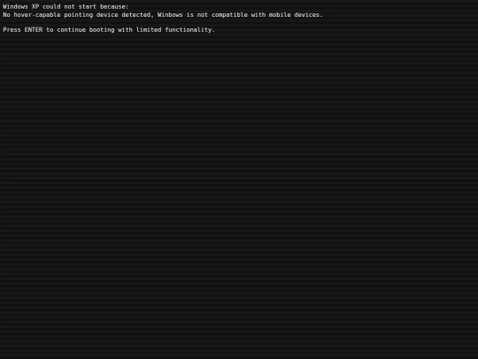 bootloader screenshot