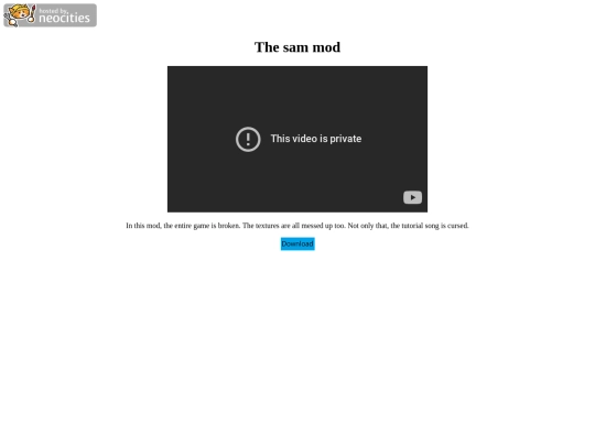 mods/sam_mod screenshot