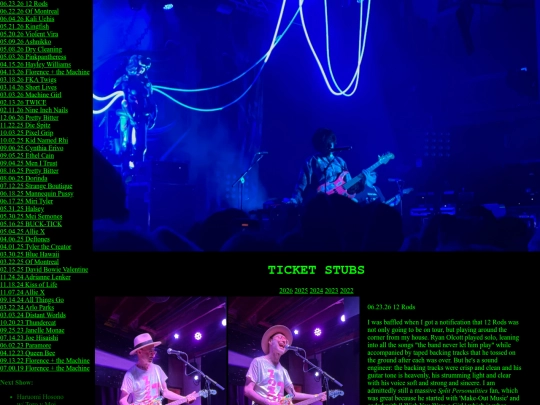 concerts screenshot