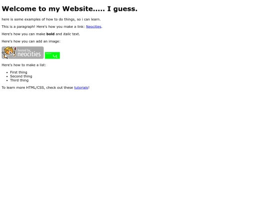 index screenshot