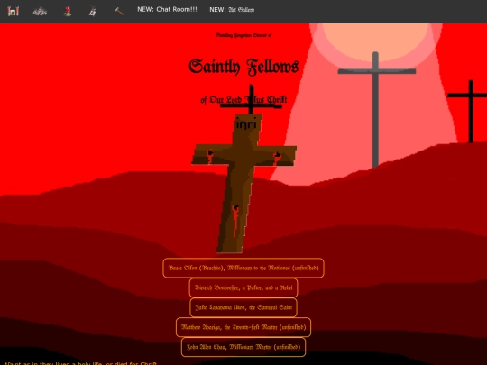 listofsaints screenshot