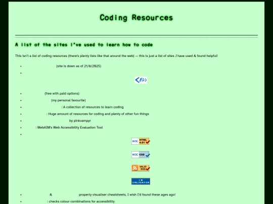 pages/bookmarks/webdev screenshot