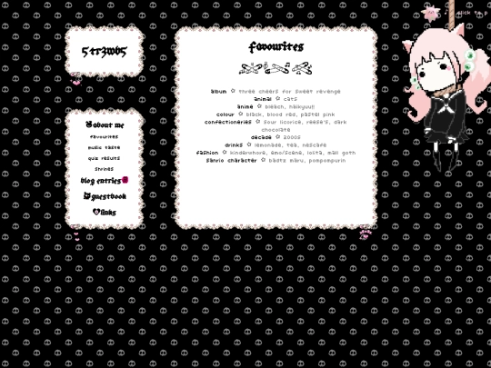 favourites screenshot