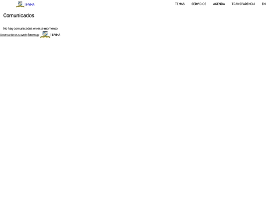 hvma/comunicados screenshot