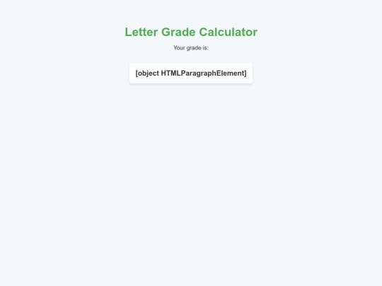javascript_grade_calculator/js_GradeCalculator screenshot