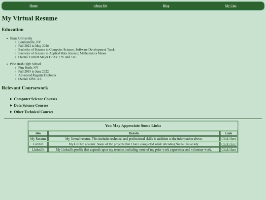 aboutMe screenshot