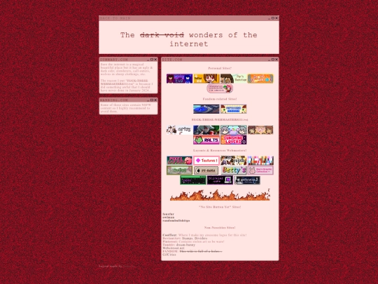 links screenshot