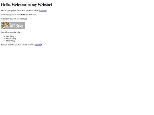index screenshot