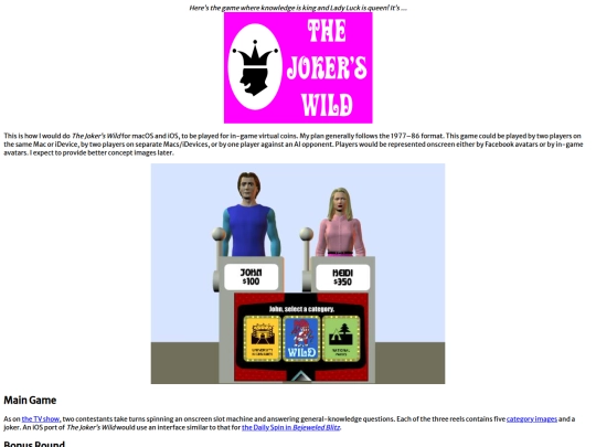gameshow/JokersWild screenshot