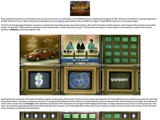 gameshow/Wipeout screenshot
