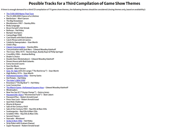 gameshow/cd3_tracks screenshot