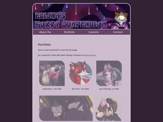 portfolio screenshot