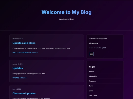 html/blog screenshot