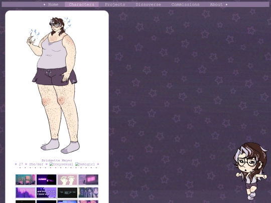 bridgettepage screenshot