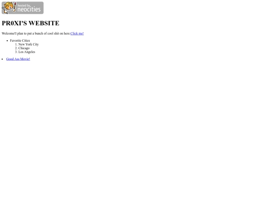index screenshot