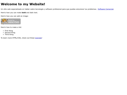 index screenshot