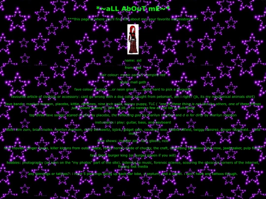 aboutme screenshot