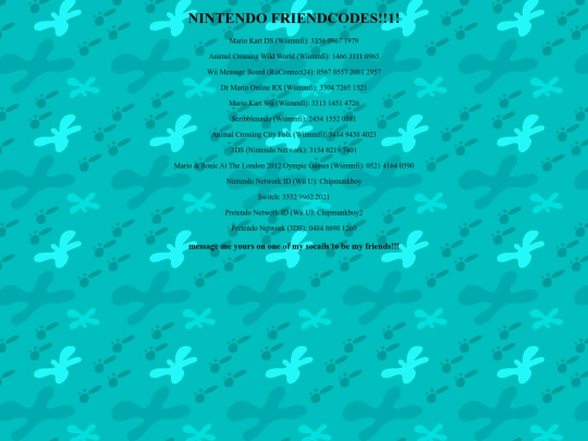 friendcodes screenshot