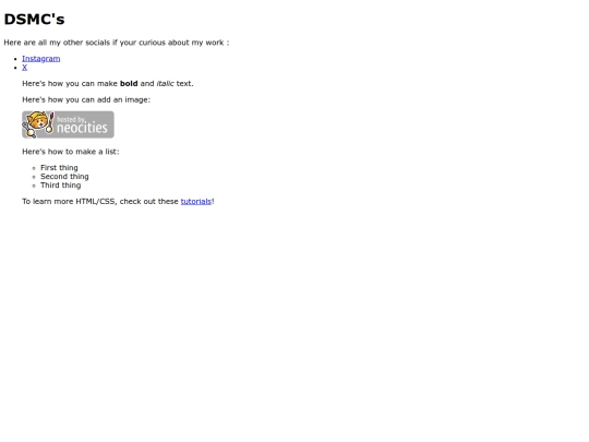 index screenshot