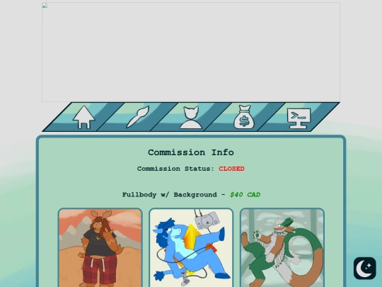 commissions screenshot