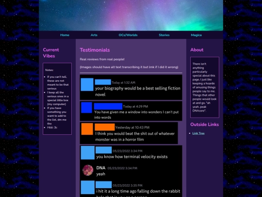 testimonials screenshot